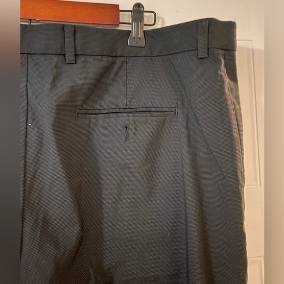 Perry Ellis Black Slim Fit Dress Work Pants Slacks for men size 38/32 - Picture 6 of 7